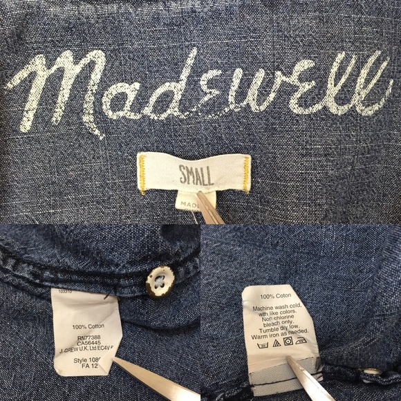Madewell Chambray Ex-Boyfriend Shirt - Picture 8 of 8